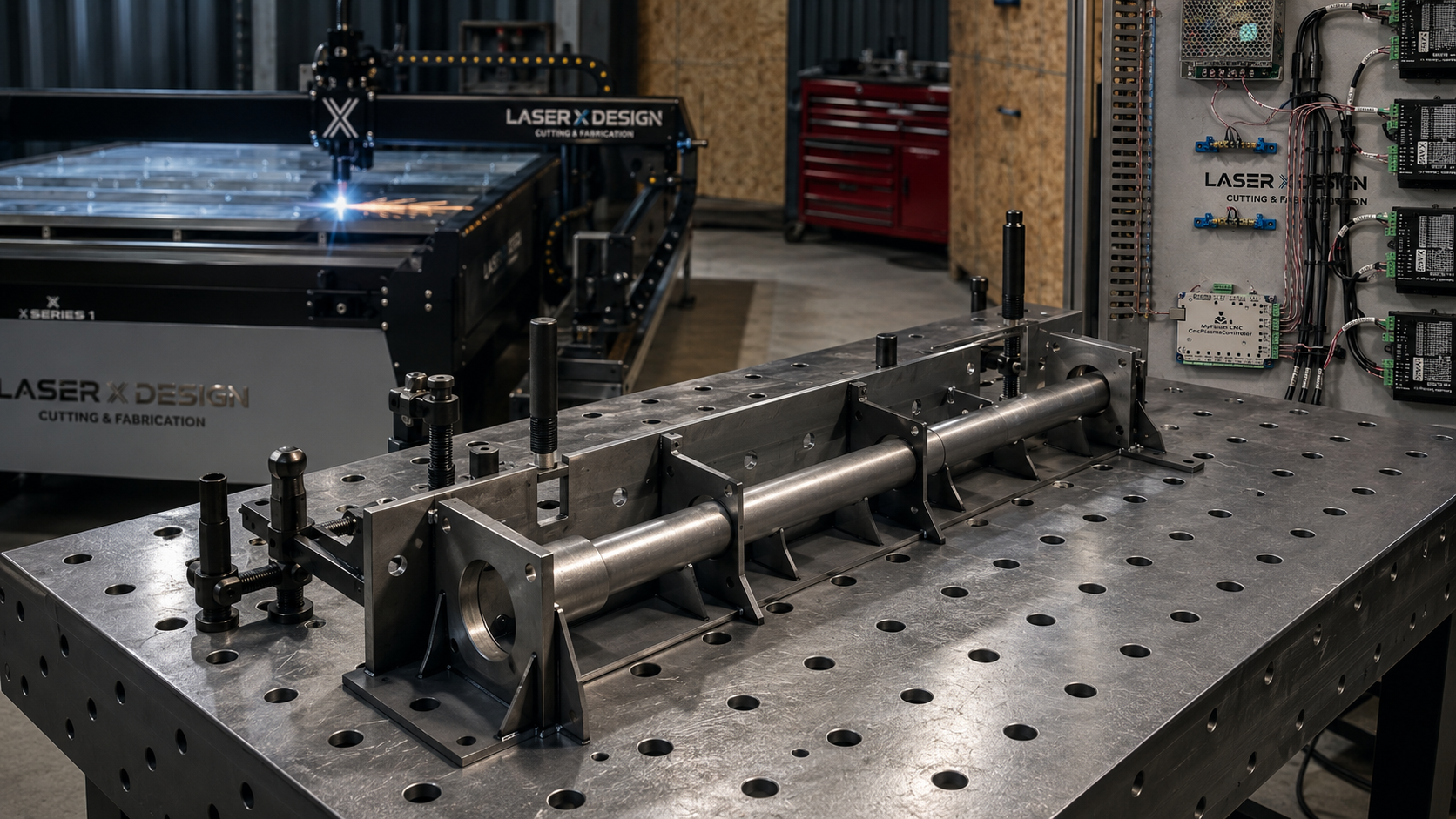 Machine controls and integration panel